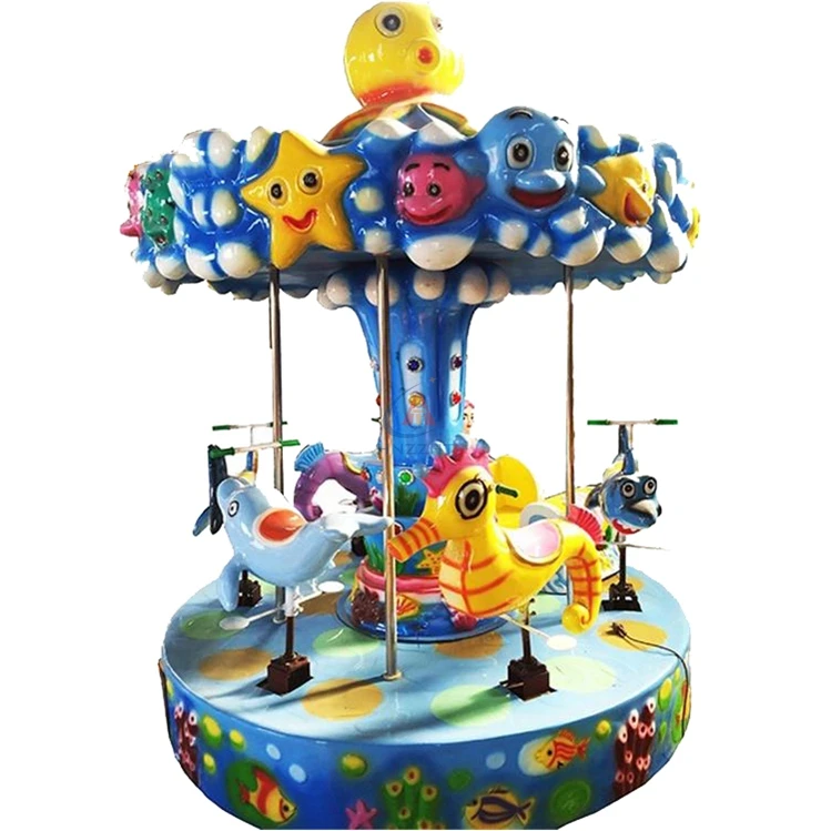 Robot Carousel Amusement Fairground Rides Mini Carousel for Sale