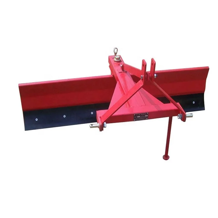 Tractor rear mounted ground soil grader