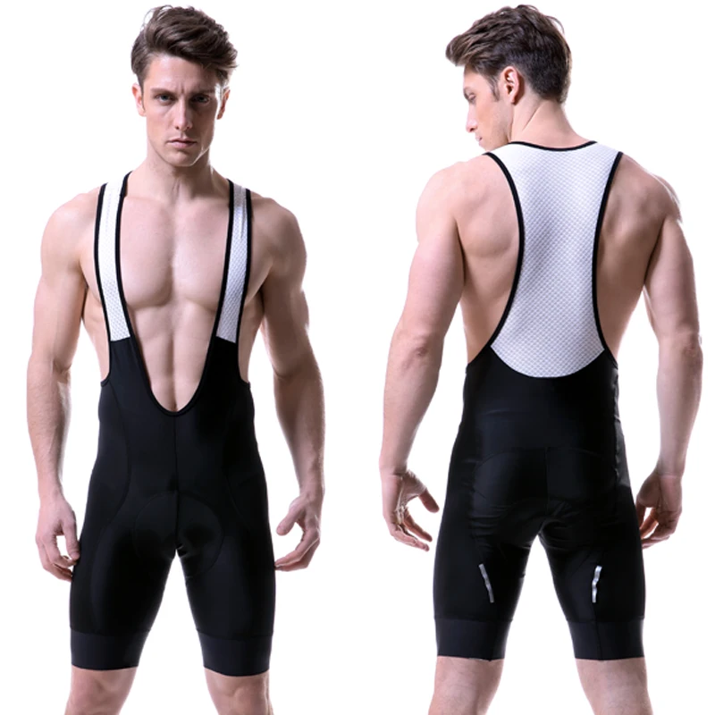 PHMAX Cycling Bib Shorts Pro Race Lightweight Bike Downhill Shorts MTB Bicycle Shorts Ropa Ciclismo 8cm Italy Grippers at Leg