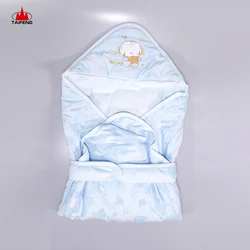 Soft Knitted Fleece Hood Newborn Baby Wrap Swaddle Blanket Baby Hooded Blanket