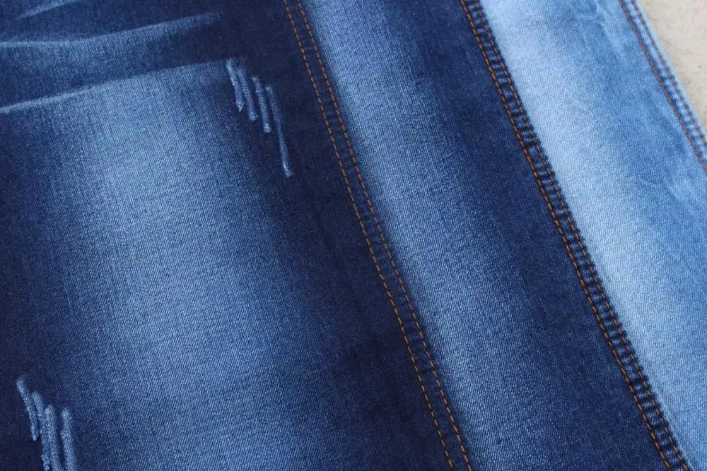 Cotton polyester spandex denim fabric for men jeans