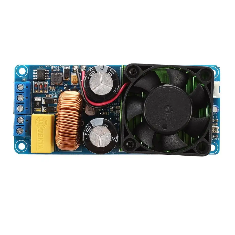 Taidacent 20Hz-20KHz IRS2092S IRS2092 Amplifier Module Mono Channel HIFI AMP Board Class D 500W Digital Amplifiers