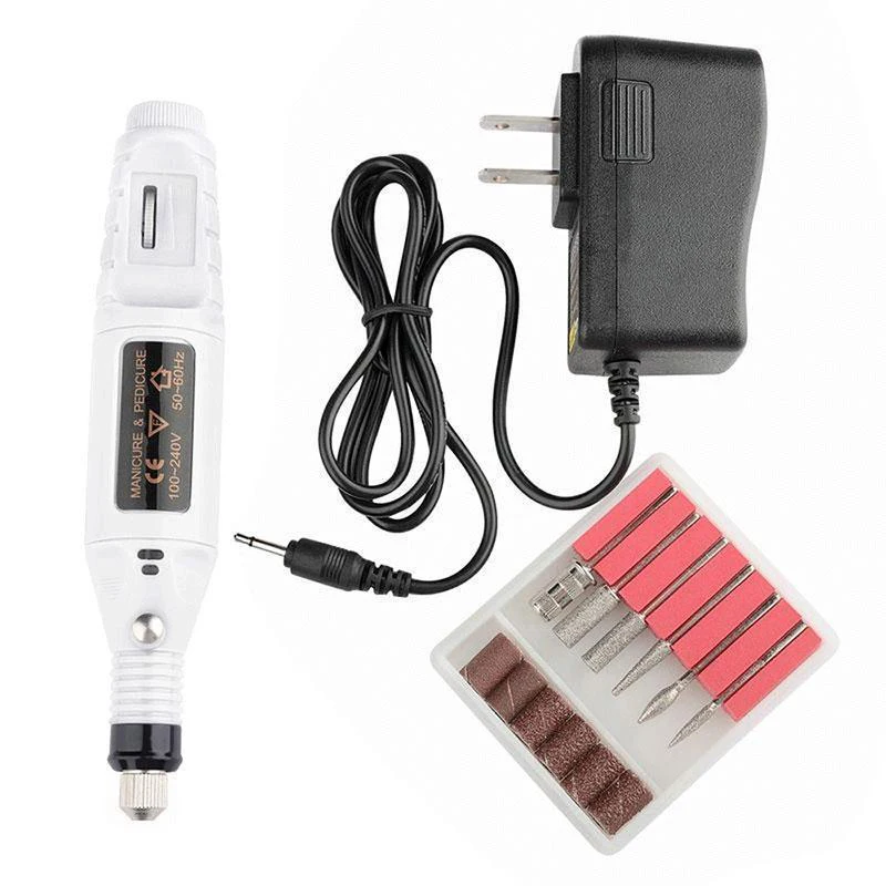 Electric Nail Art Drill Handle Grinding Pen File Machine Manicure Pedicure Nail Equipment And Tools