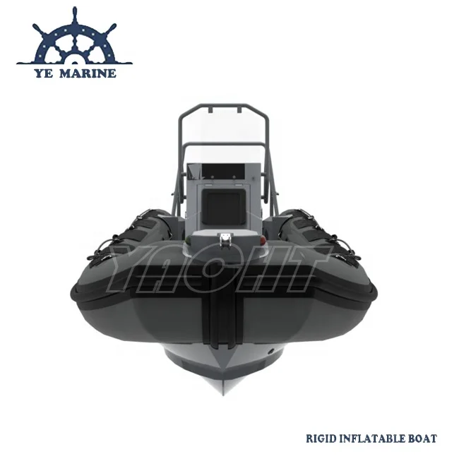 RHIB 590 алюминиевый корпус ребра ПВХ/гипалон/орка надувная