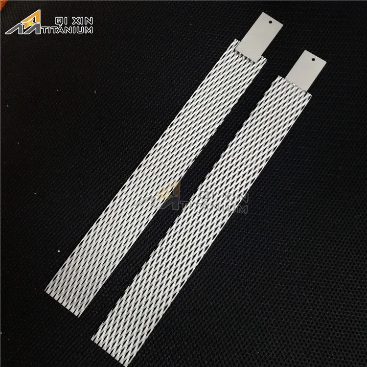 Platinized titanium mesh anode for hydrogenate water machine