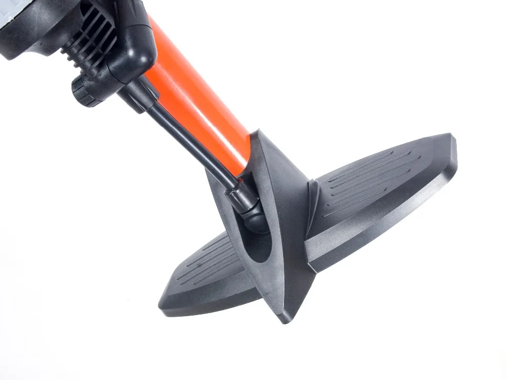 Newest bike floor pump 120 PSI with multifunctional nozzle big gauge