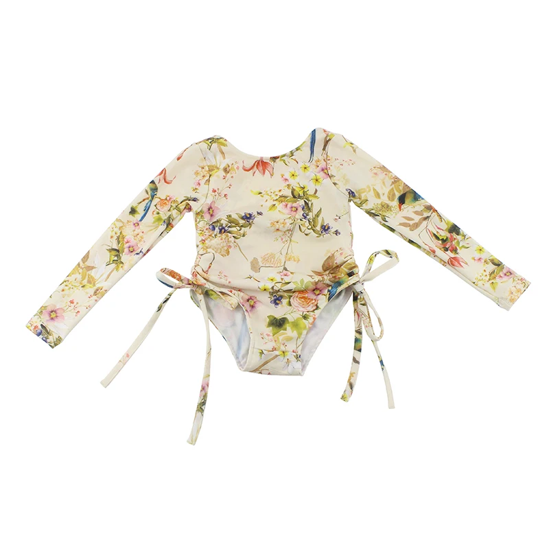 
Kids children cosplay swimsuit bikini swimwear bathing suit beach wear mermaid baby girl lace romper swimsuit 