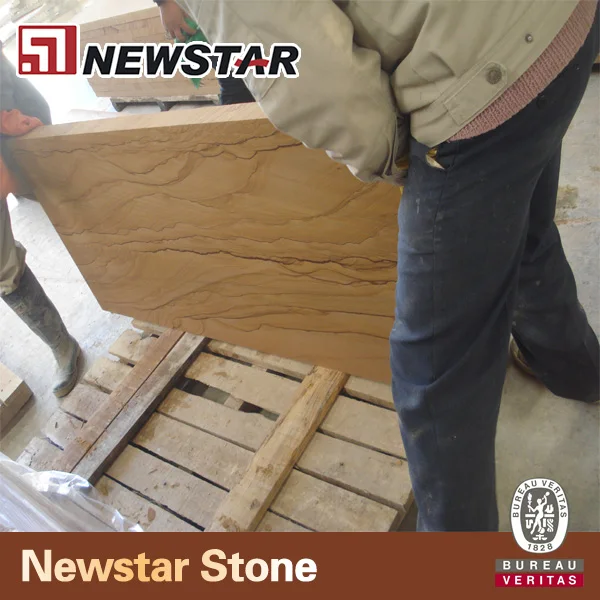 
China Good Supplier Yellow Sandstone Slabs For Sale 