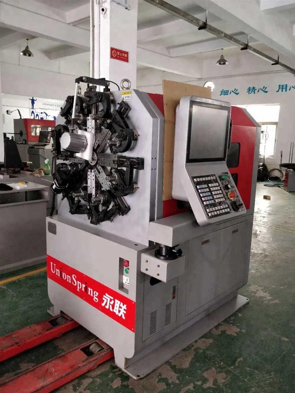 Efficient Mini Automatic Spring pressure Making CNC Spring Forming Machine  with rotation