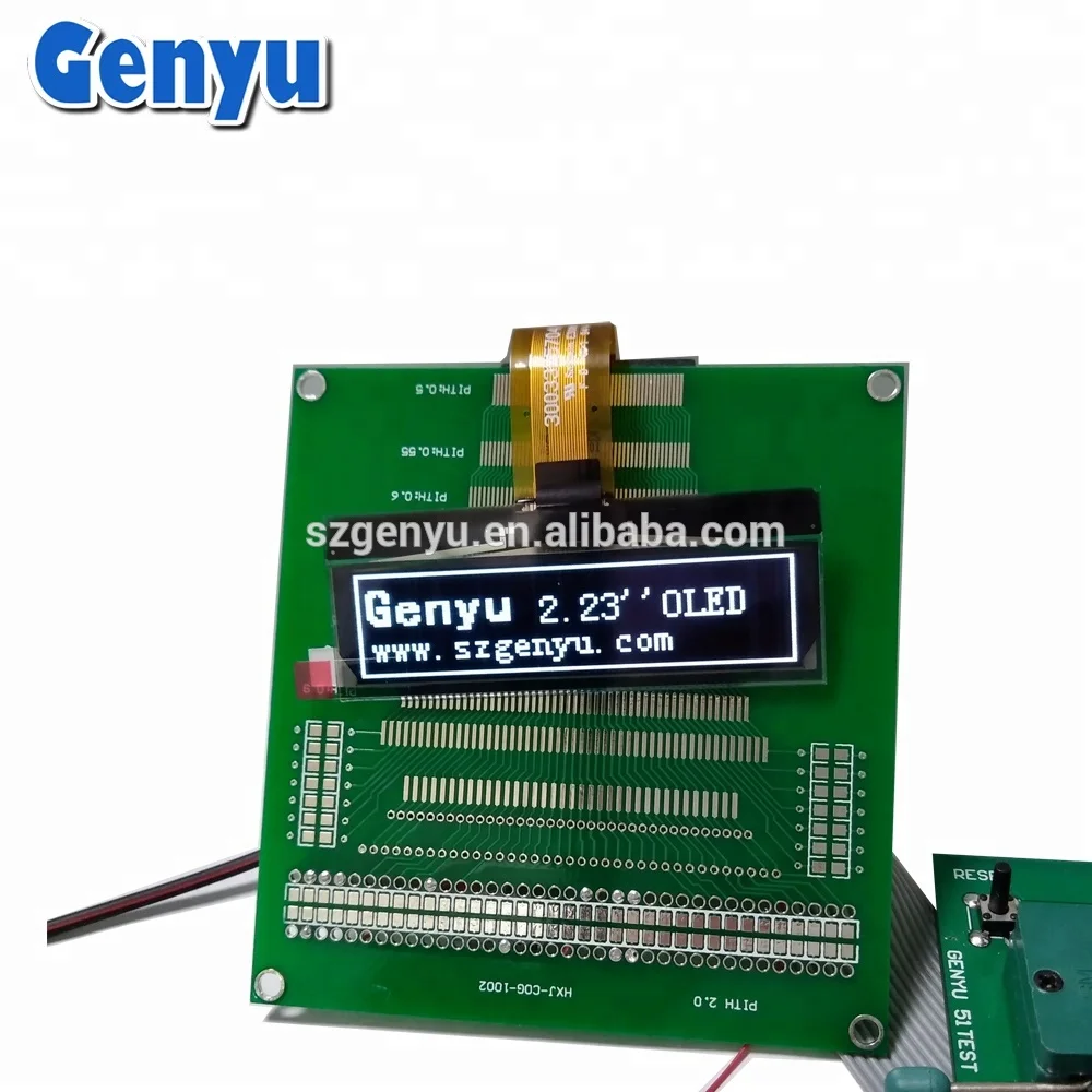 Genyu графический ЖК-дисплей 128x32 точки 2 23 дюймовый oled-дисплей с