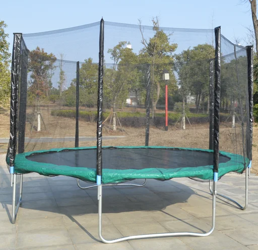 Portable 12FT round trampoline for children fitness
