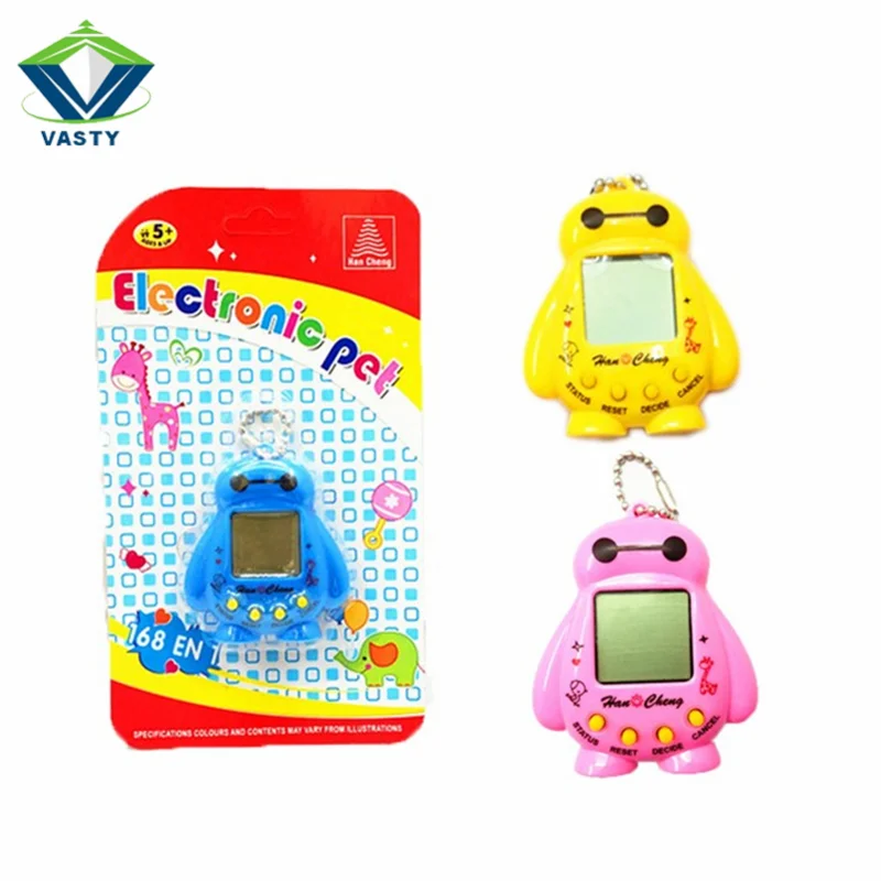 Коробка ПЭТ игры машина с цепочкой Multi цвет Tamagotchi игры игрушки OEM подарок