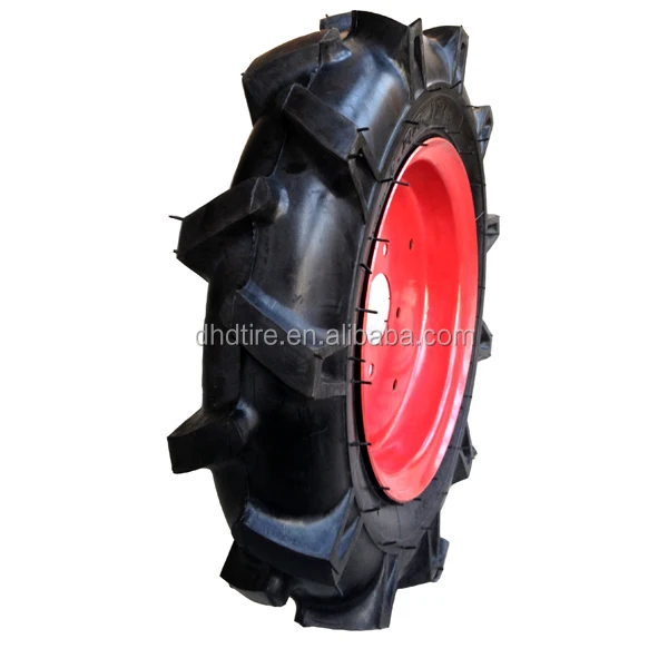 4.00-10 Tyre and Tube with metal rim wheel for tractor
