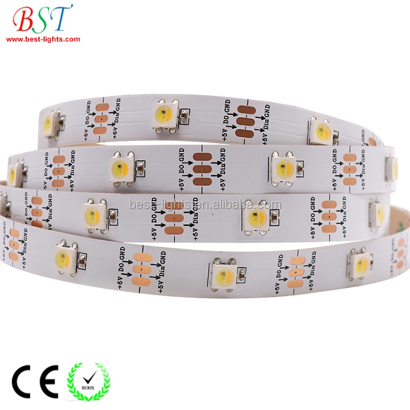 144 led SK6812 IC rgbw 5v dmx flex led pixel strip SMD5050 addressable led light strip
