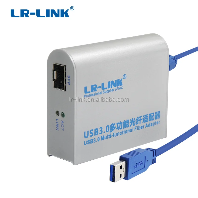 LREC3210PF-SFP Gigabit 1000Base-X Realtek RTL8153 для программирования в производственных условиях с одним портом USB3.0 волокна NIC настольный компьютер сетевые карты