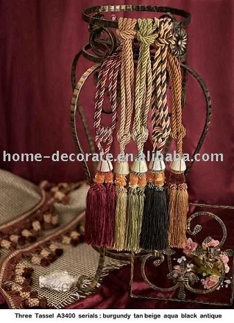 Crystal Curtain Tassel Tieback C0700 Series