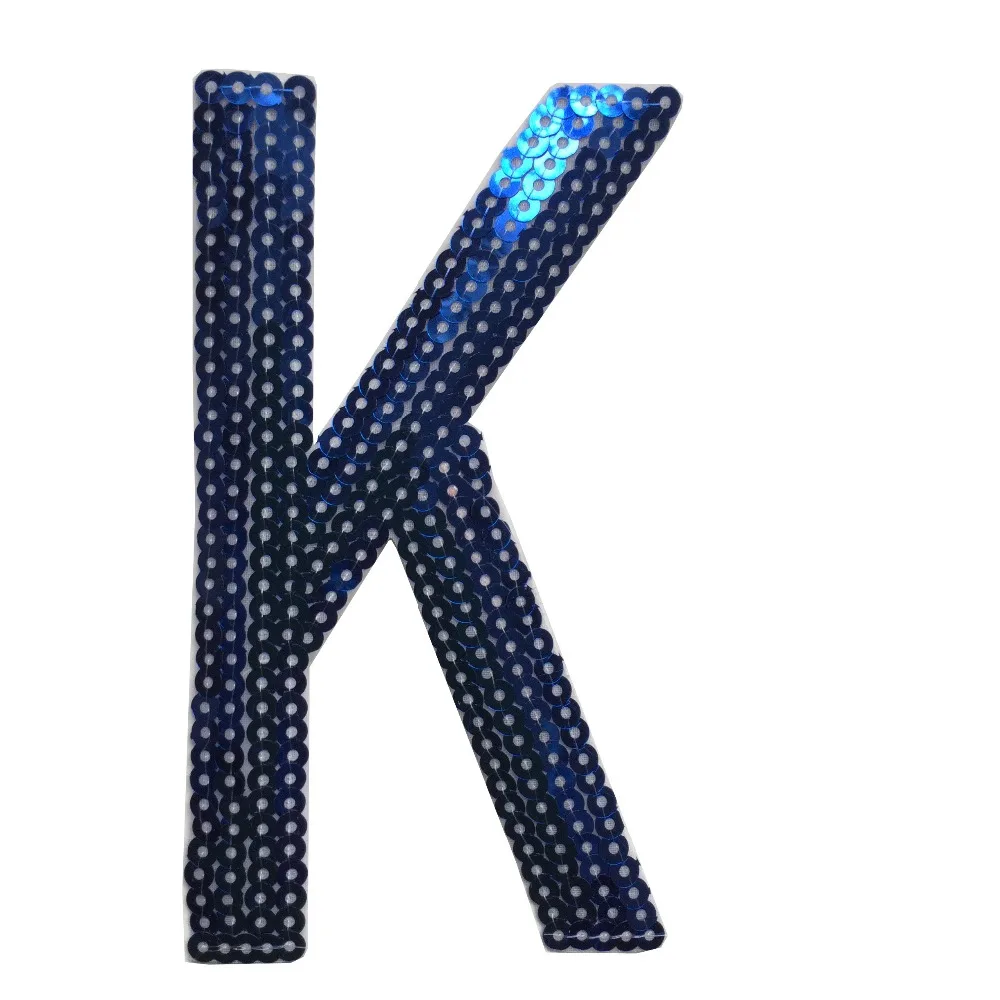 Factory Direct Sequin Applique Patch Sequin Applique embroidery patches letters