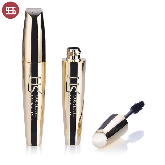 
Hot sale OEM lash makeup cosmetic luxury gold plastic custom empty private label mascara tube container packaging 