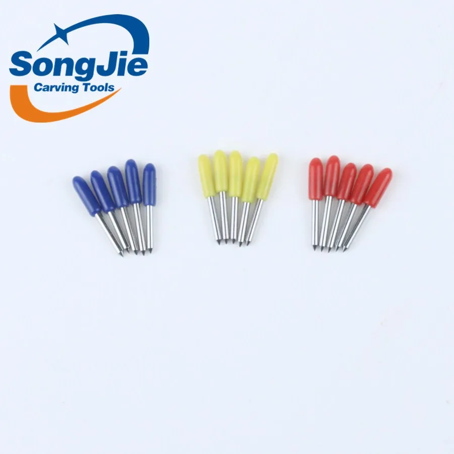 5 Pcs 45 Degree Roland Cutting Plotter Blade and 1 pc Roland Vinyl Cutter Blade Holder