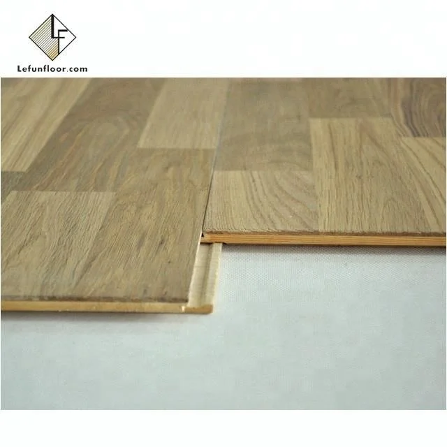 Interlocking floor timber strip click flooring