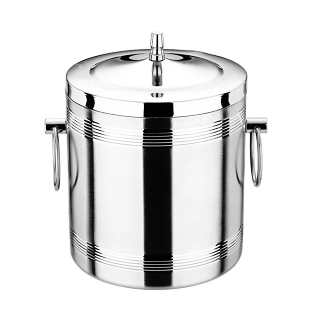 HanFa Top selling ice bucket metal double wall stainless steel ice cooler pail