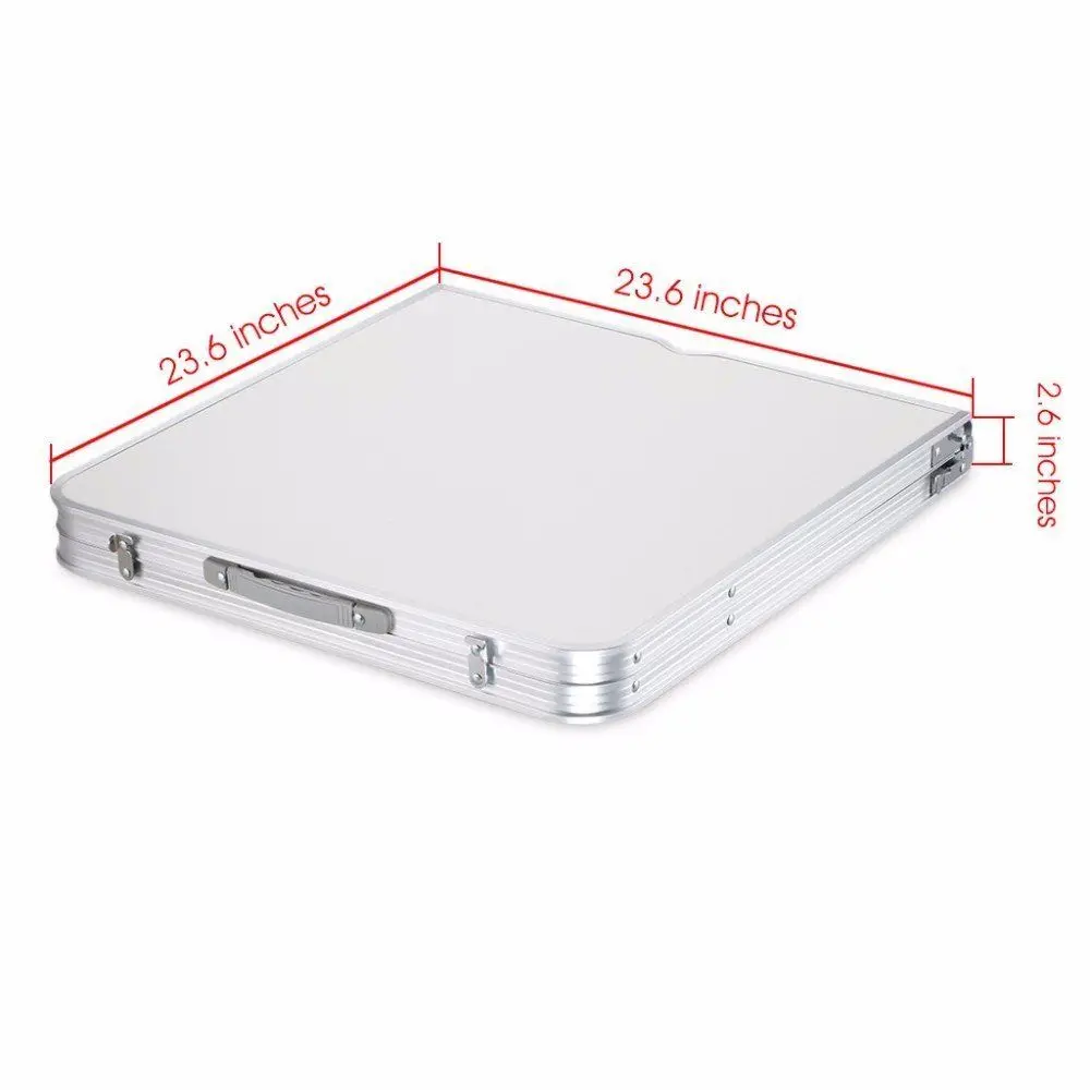 Lightweight Outdoor Camping Hiking Fishing Aluminum portable folding foldable picnic table