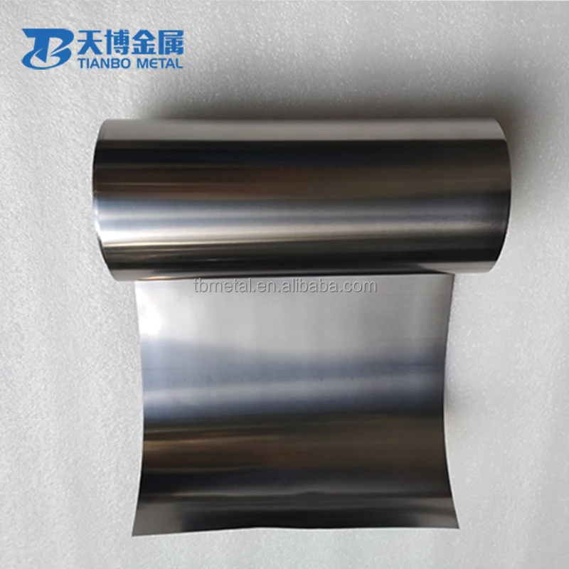 
99.95% manufacturers Pure tungsten foil for electric vacuum components hot sale in stock manufacturer baoji tianbo 