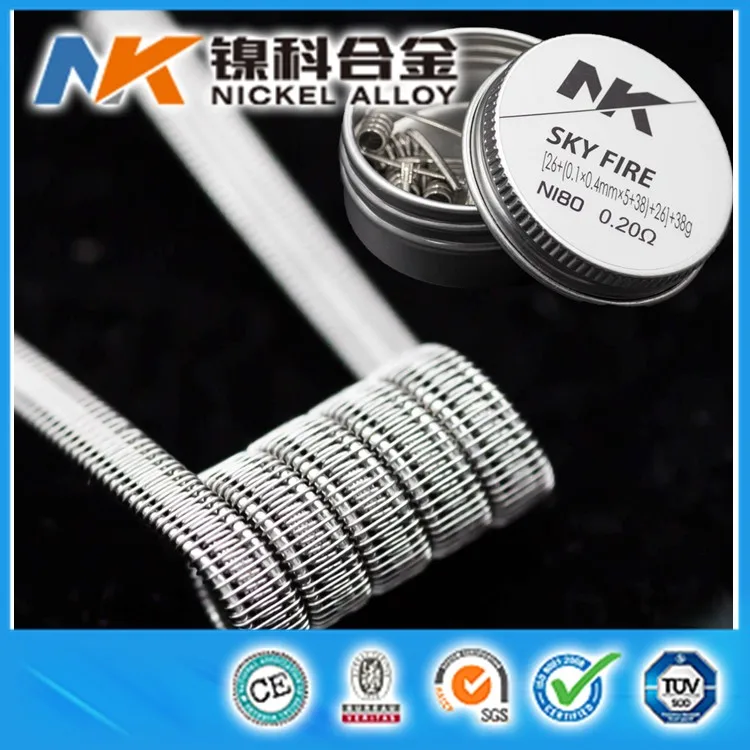 
Suzhou NK handmade coils prebuilt coil Aline Clapton for vaping 