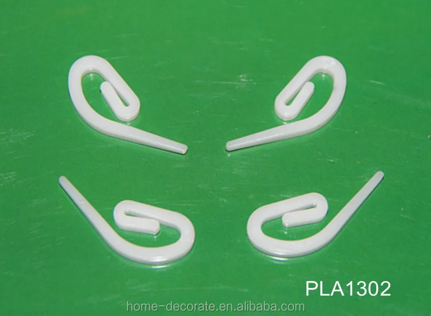 The Plastic Curtain Hooks with 12 Designs for Curtain Tape