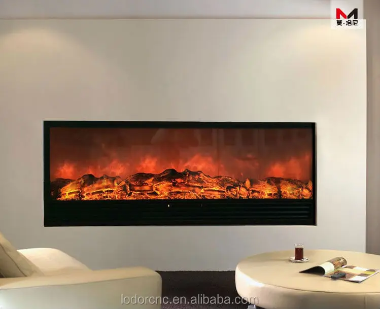 1500mm recessed /embedded  electric generator fire place as TV stand