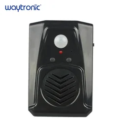 OEM Customized Voice Bird Music Box Black White Wireless Pir Motion Sensor Nature Sound Box Bird Sound Speaker