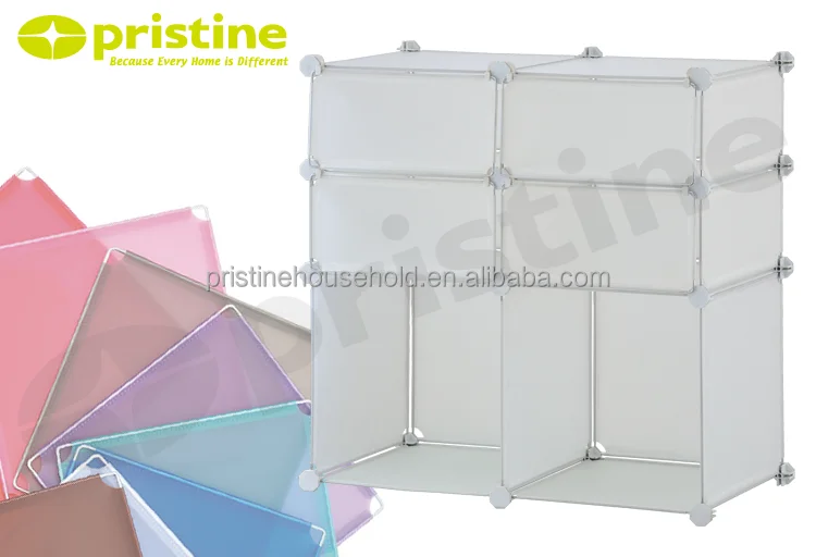 Best SALE shelf wholesale Taiwan household storage manufacturer Housewares pp modern white bookshelf cube storage shelves