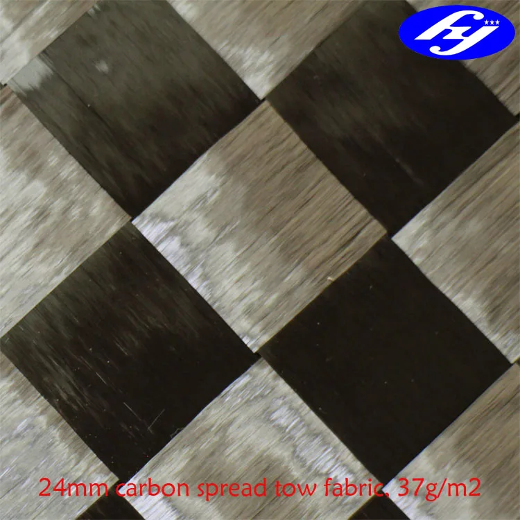 T800 6K 24mm carbon spread tow fabric