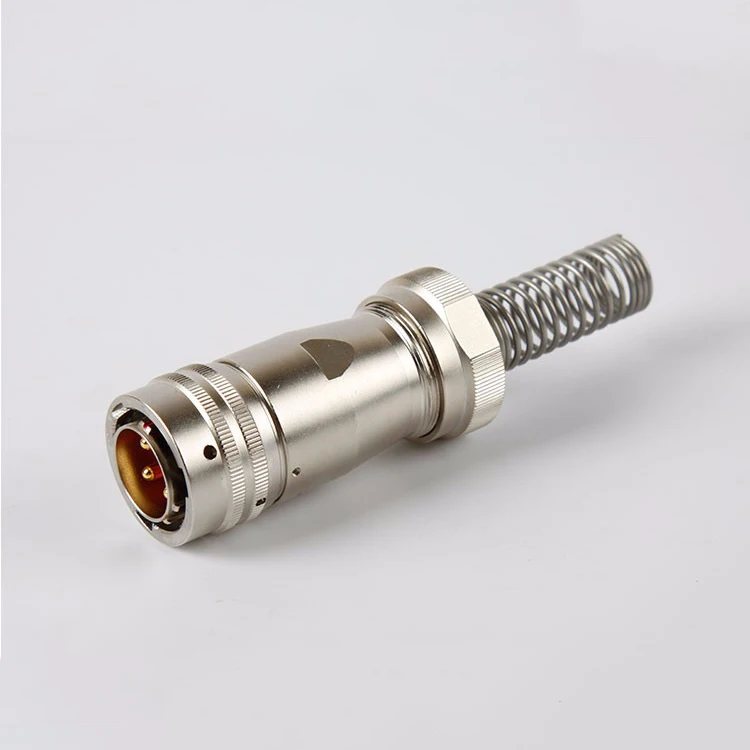 Y50DX-1404TJ6 Circular military connector with spring