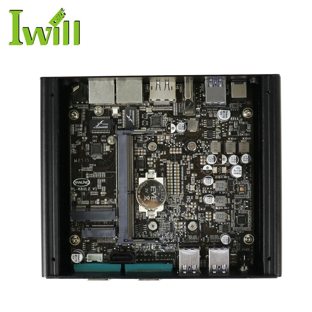 Высокопроизводительный ПК Тонкий шкаф IBOX-501 N13 L2 одноплатный компьютер linux для KIOS и учебных заведений