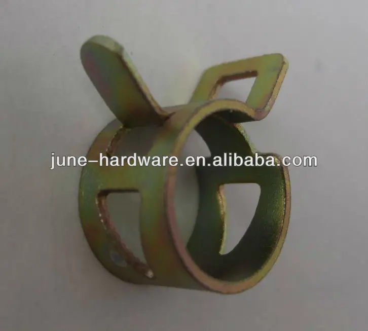 Spring hose clamp