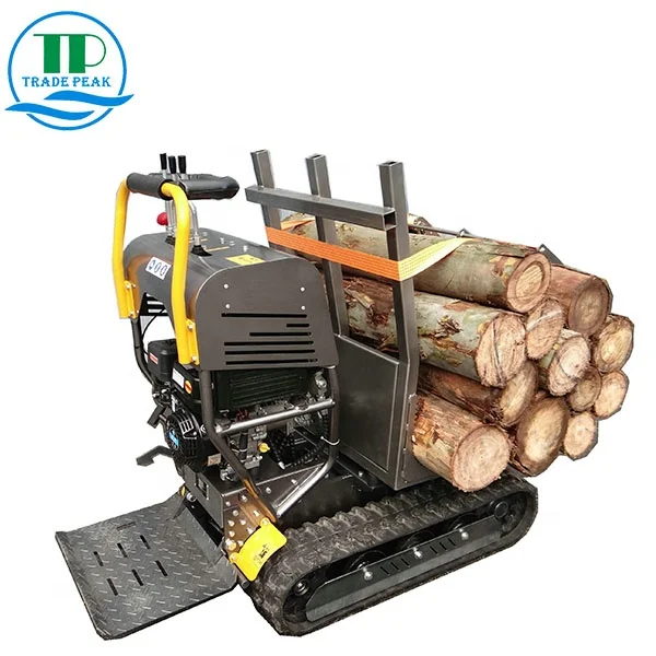 GP200 Gas Engine TRADE PEAK 500KG hydraulic mini dumper truck with wood plate