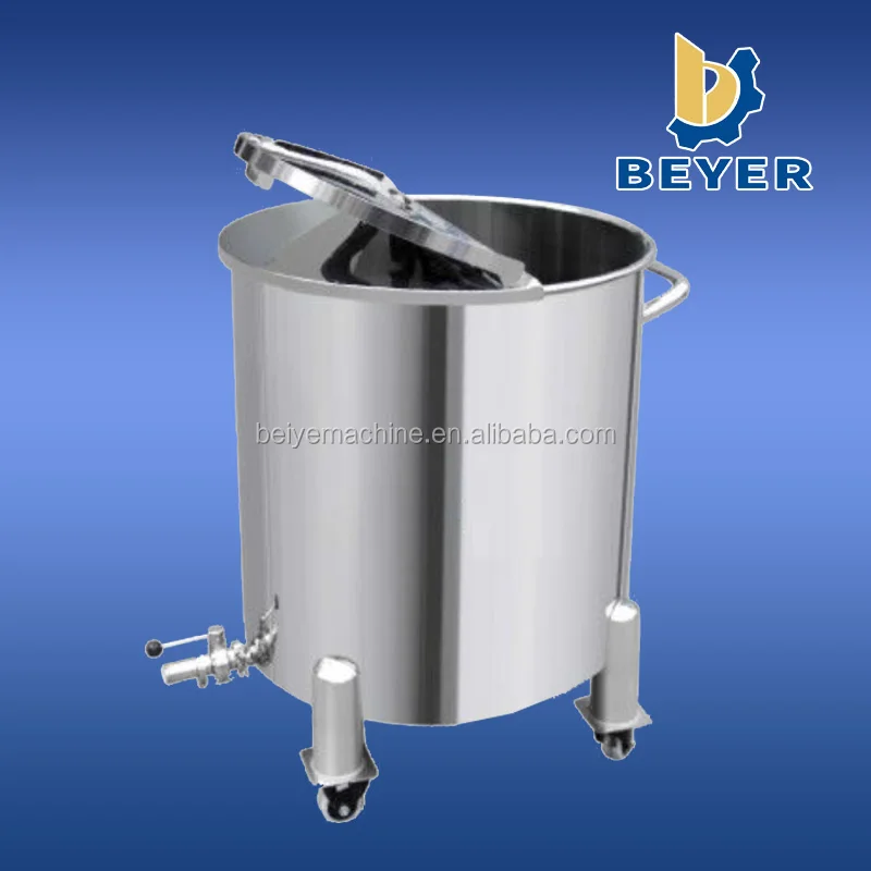 100-5000 liter wheeled chemical stainless steel storage tank