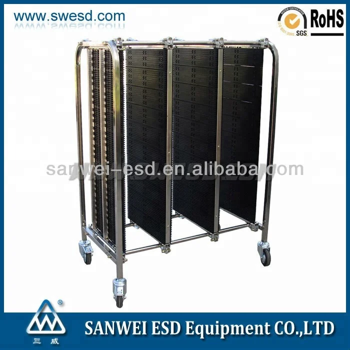 ESD magazine rack cart trolley for sale