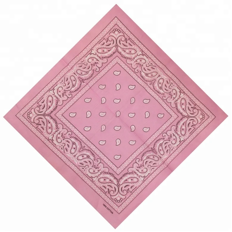 hot sell magic outdoor multifunctional paisley bandana polyester cotton handkerchief