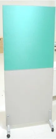 
aluminum profile wall partition modular pentagon workstation furniture in office 