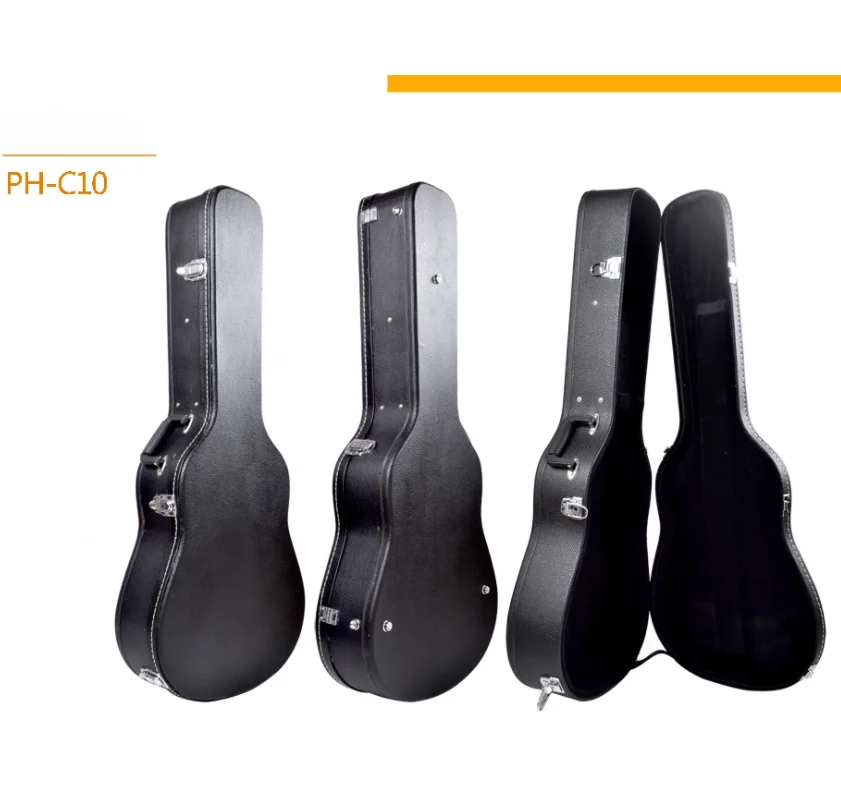 High quality hot selling black leather classical guitar case made in China