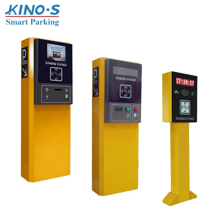 Automated parking ticket dispenser kiosk equipment car parking systems