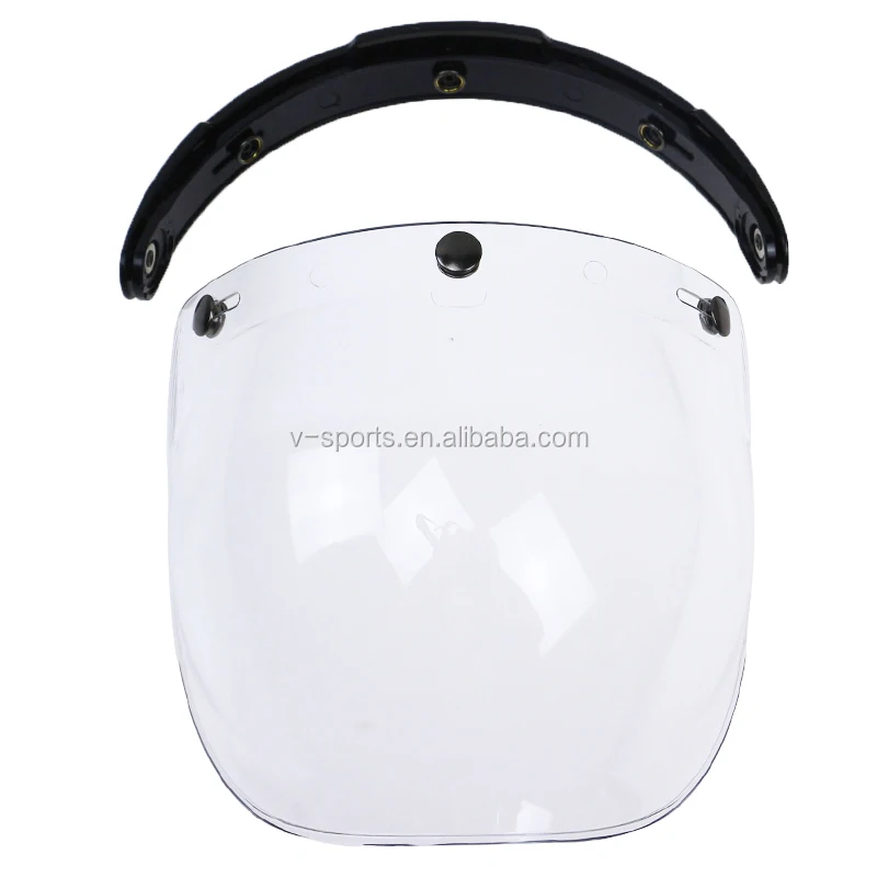 High Quality Bubble Visor for Open face helmet BOBO moto casco visor
