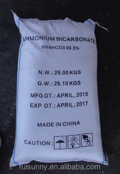 Food Grade Ammonium Bicarbonate 99.3% ABC powder manufacturer factory