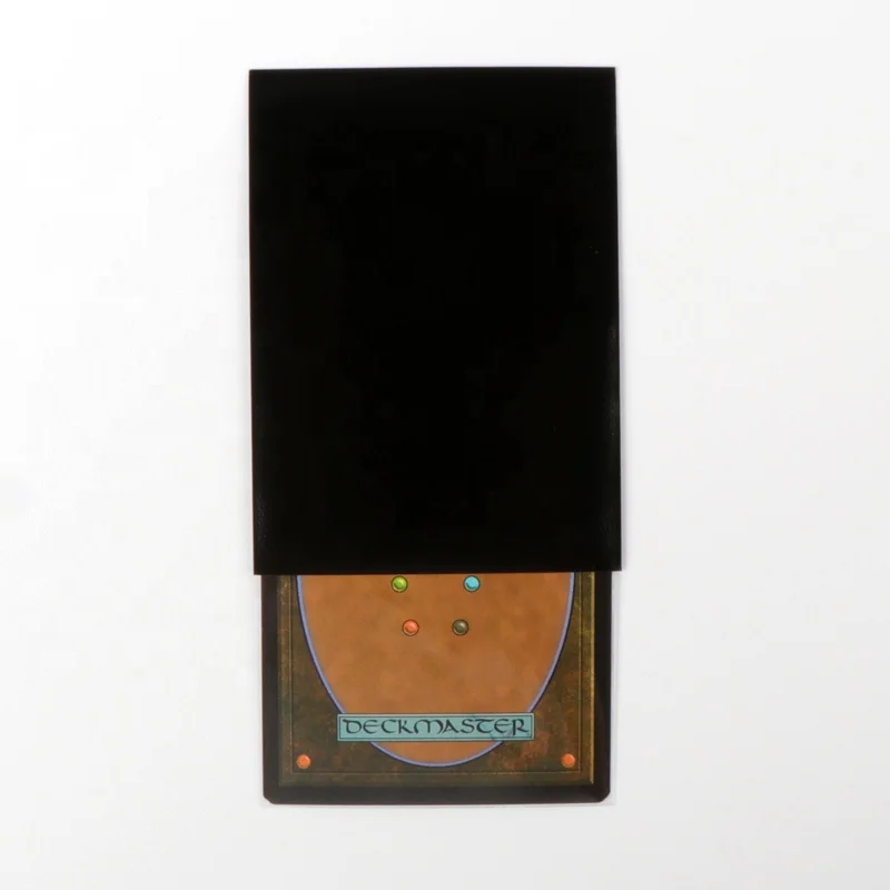 Wholesale Black Trading Card Sleeves For Mtg From Dongguan Factory