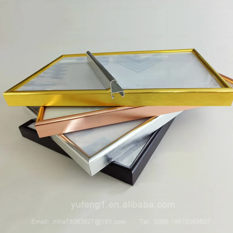 TOP 2018 metal photo frame and silver gold photo frame 24x36 30x40 40x50 50x70 60x80 70x90 70x100