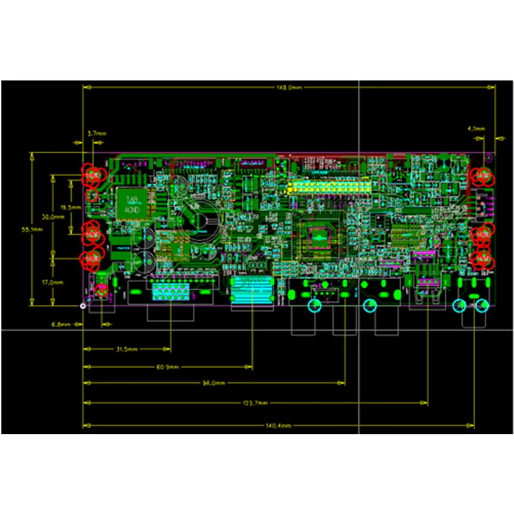 Model controller board V56-2AV-T CVBS  VGA USB HD BNC  LVDS lcd  board for small size Screen with VGL VGH VCOM Vgamar and backlight converter