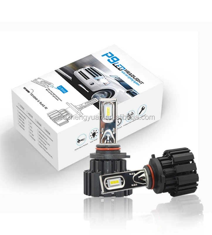 Cars use ZY P9 P8 P6 headlights 13600lm 100W 12V head Bulbs Kit led h8 h11 9005/Hb3 LED 9005 headlight bulb car led light