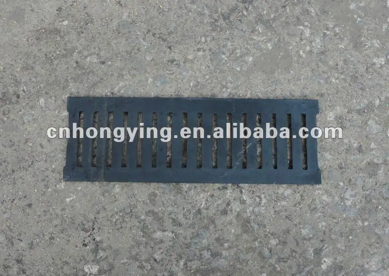 
Light duty cast iron trench drain grate 